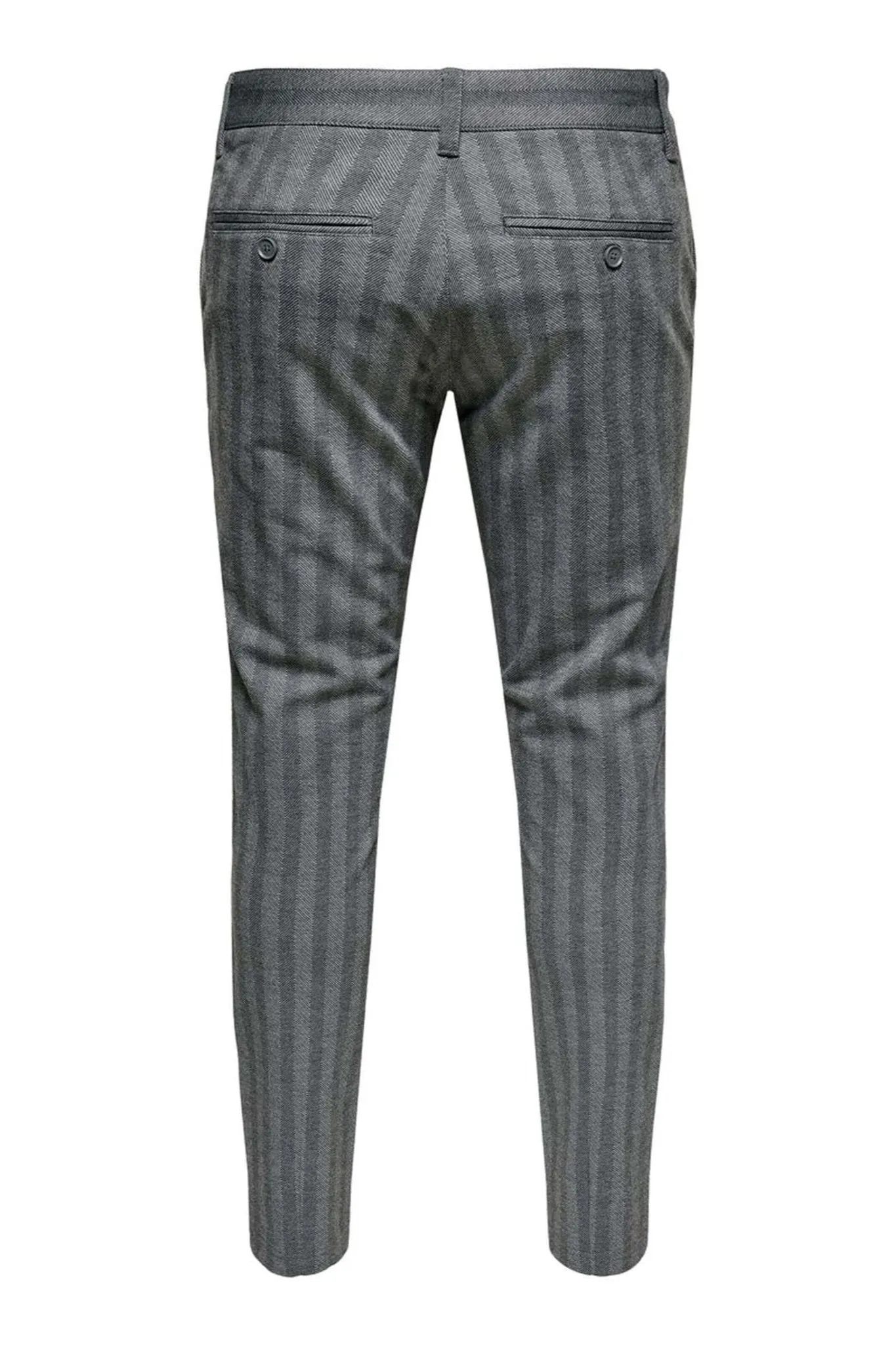 Mark Trousers Stripy - Light grey