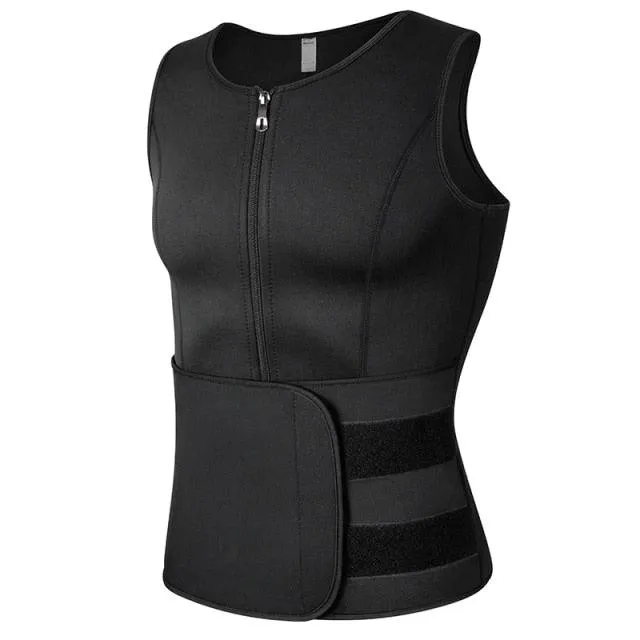 Men Body Shaper Waist Trainer Vest Slimming Shirt Sauna Sweat Vest Compression Undershirt Shapewear Fat Burner Workout Tank Tops(FHM1)(1U101)(1U9)(F101)