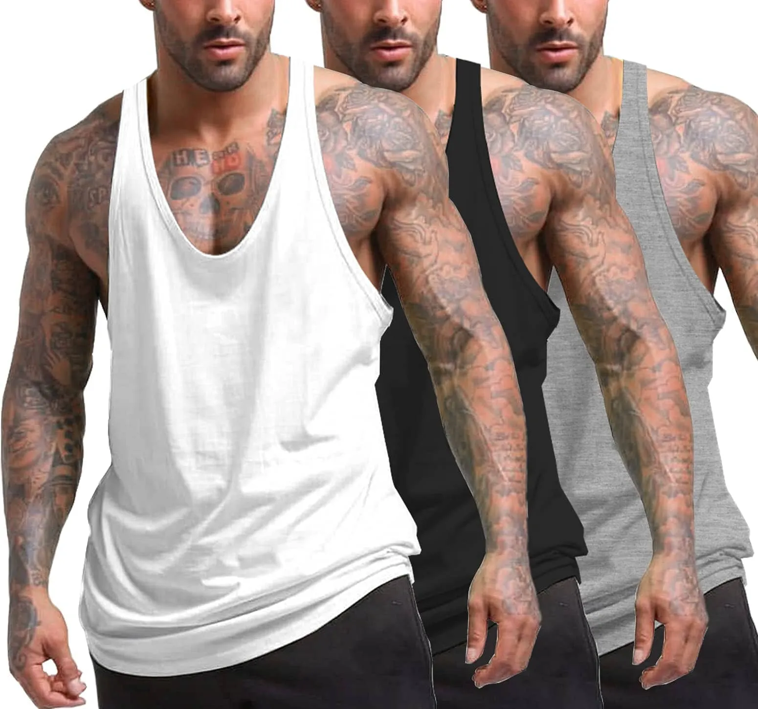 Men's 3 Pack Tank Tops (US Only)