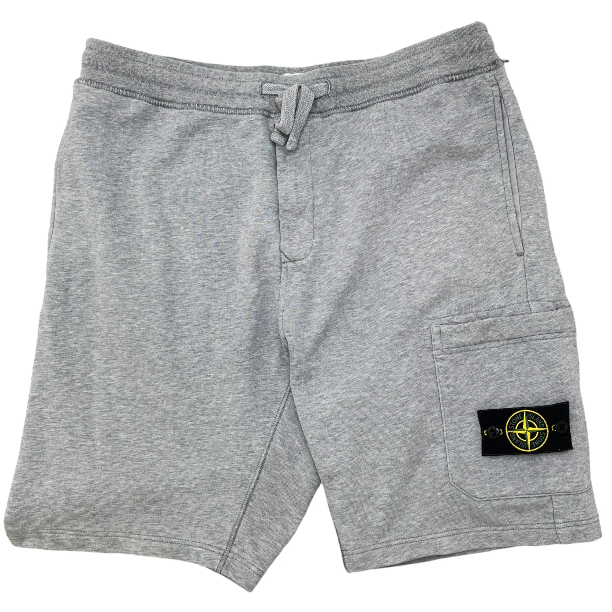 Men's Applique Logo Shorts Grey Size L