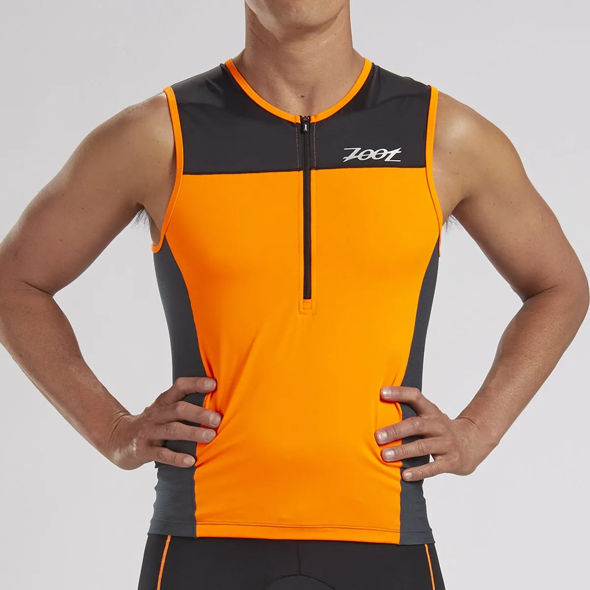 Mens Core  Tri Tank - Orange