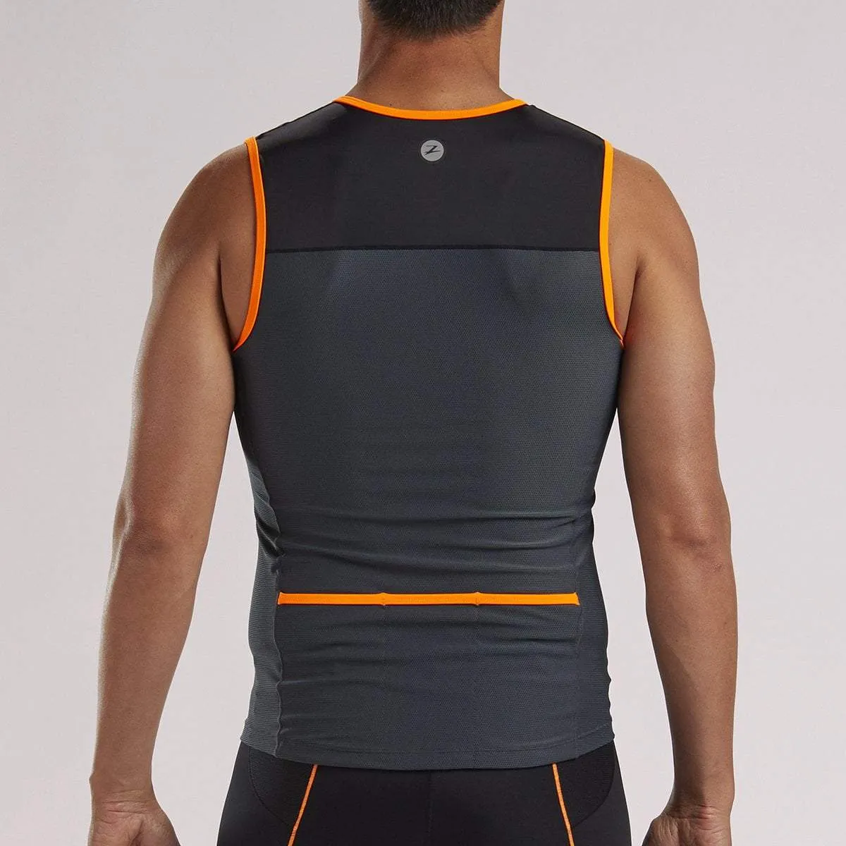 Mens Core  Tri Tank - Orange