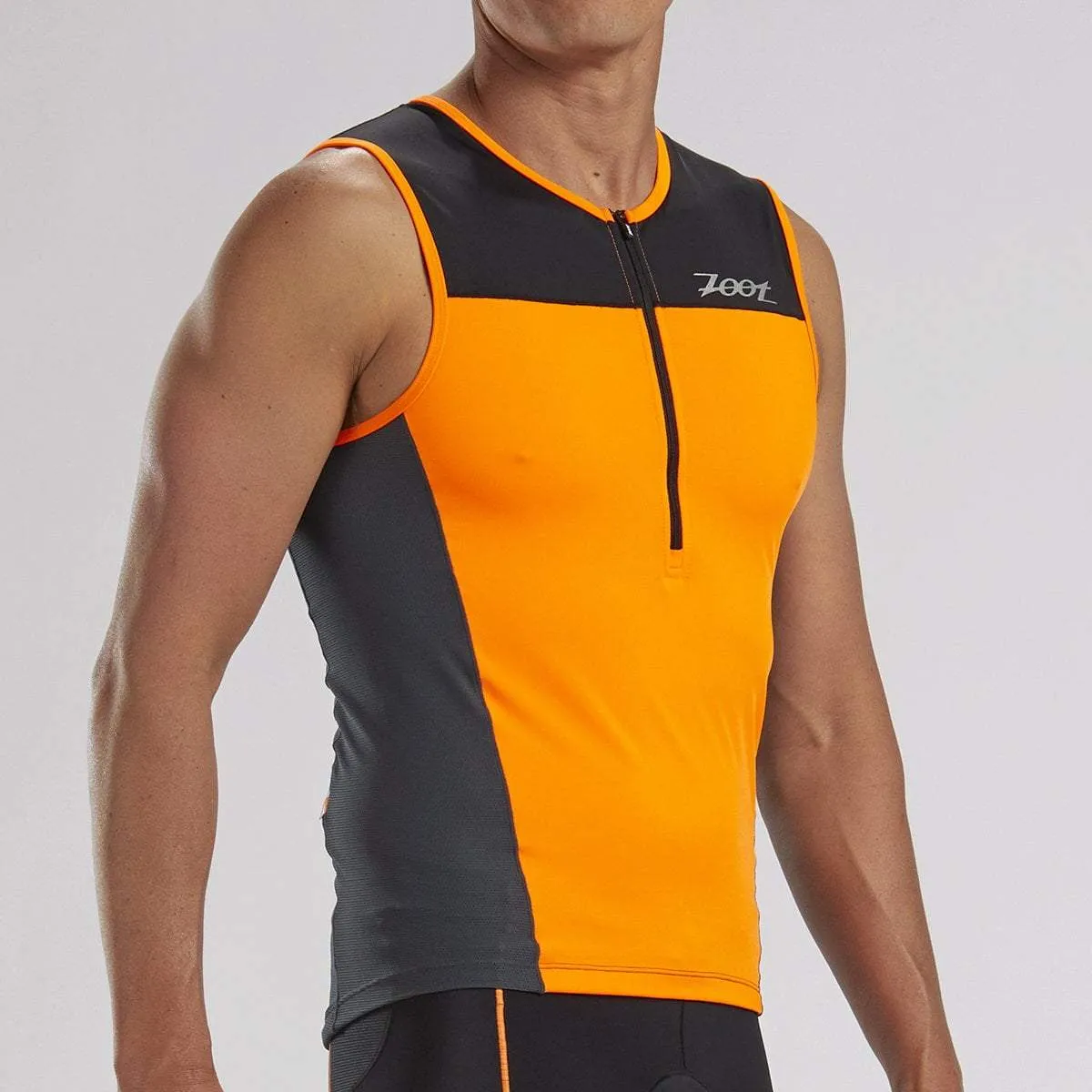 Mens Core  Tri Tank - Orange