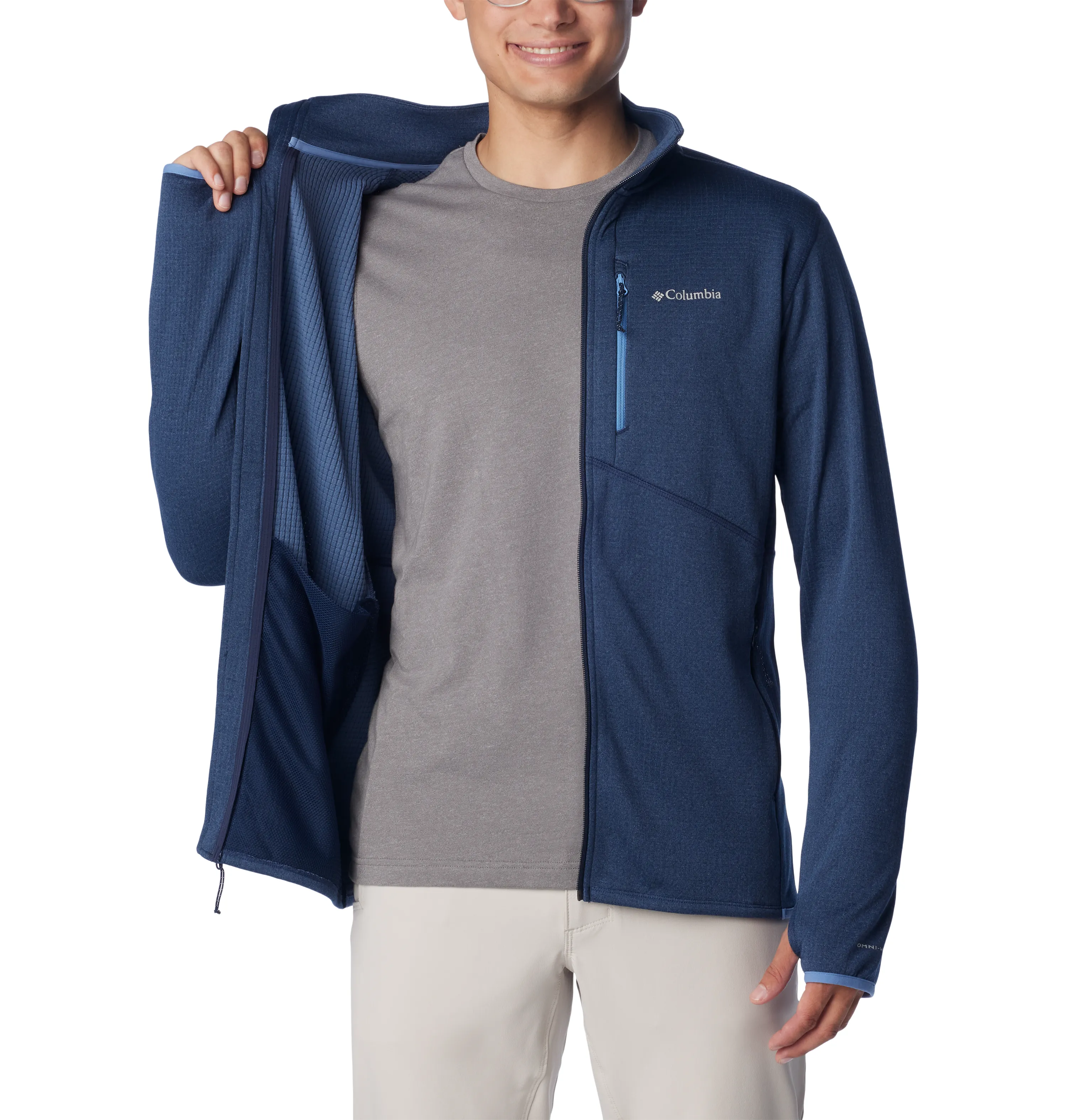 MEN'S PARK VIEW FLEECE FULL ZIP - COLLEGIATE NAVY