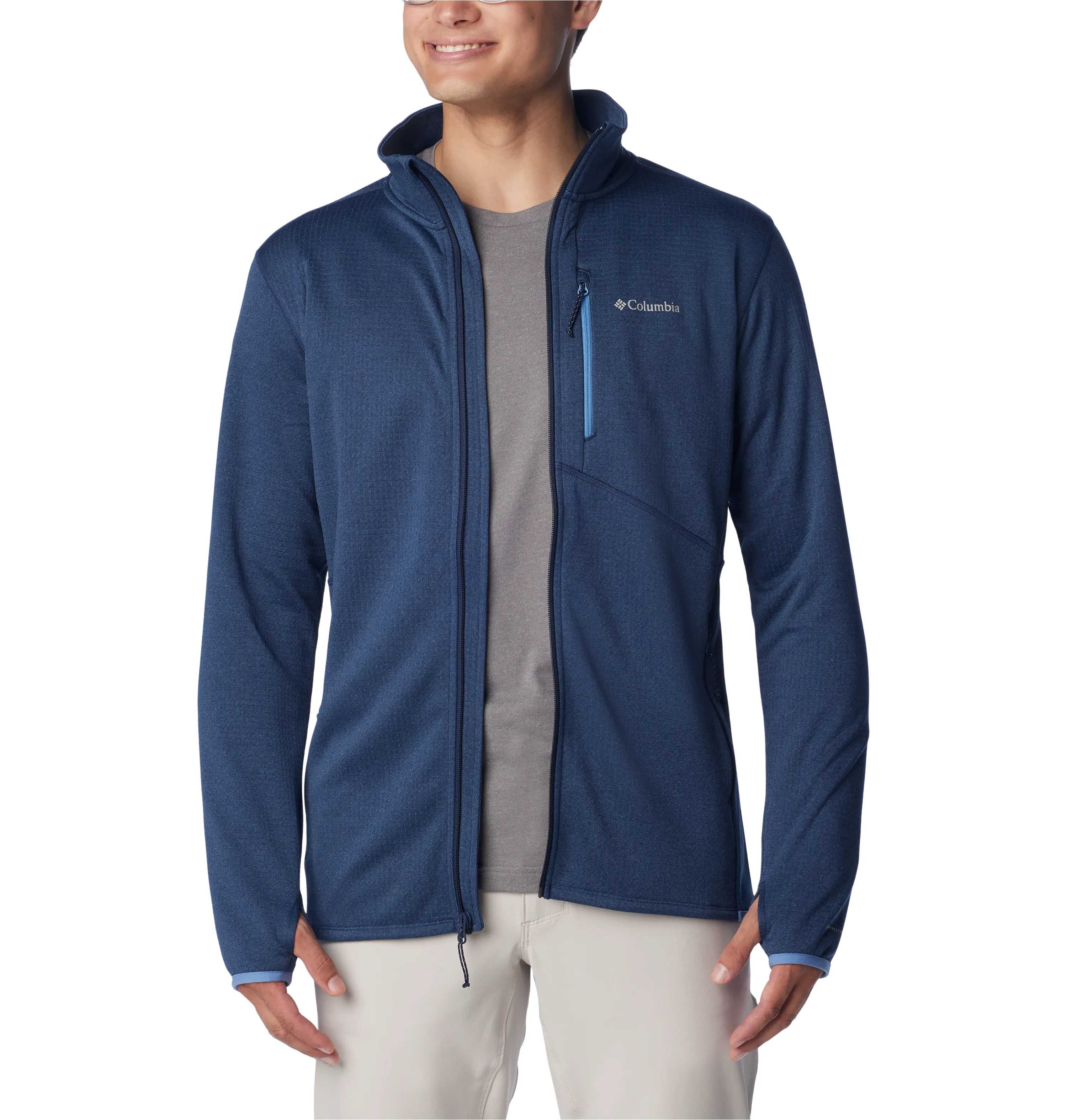 MEN'S PARK VIEW FLEECE FULL ZIP - COLLEGIATE NAVY