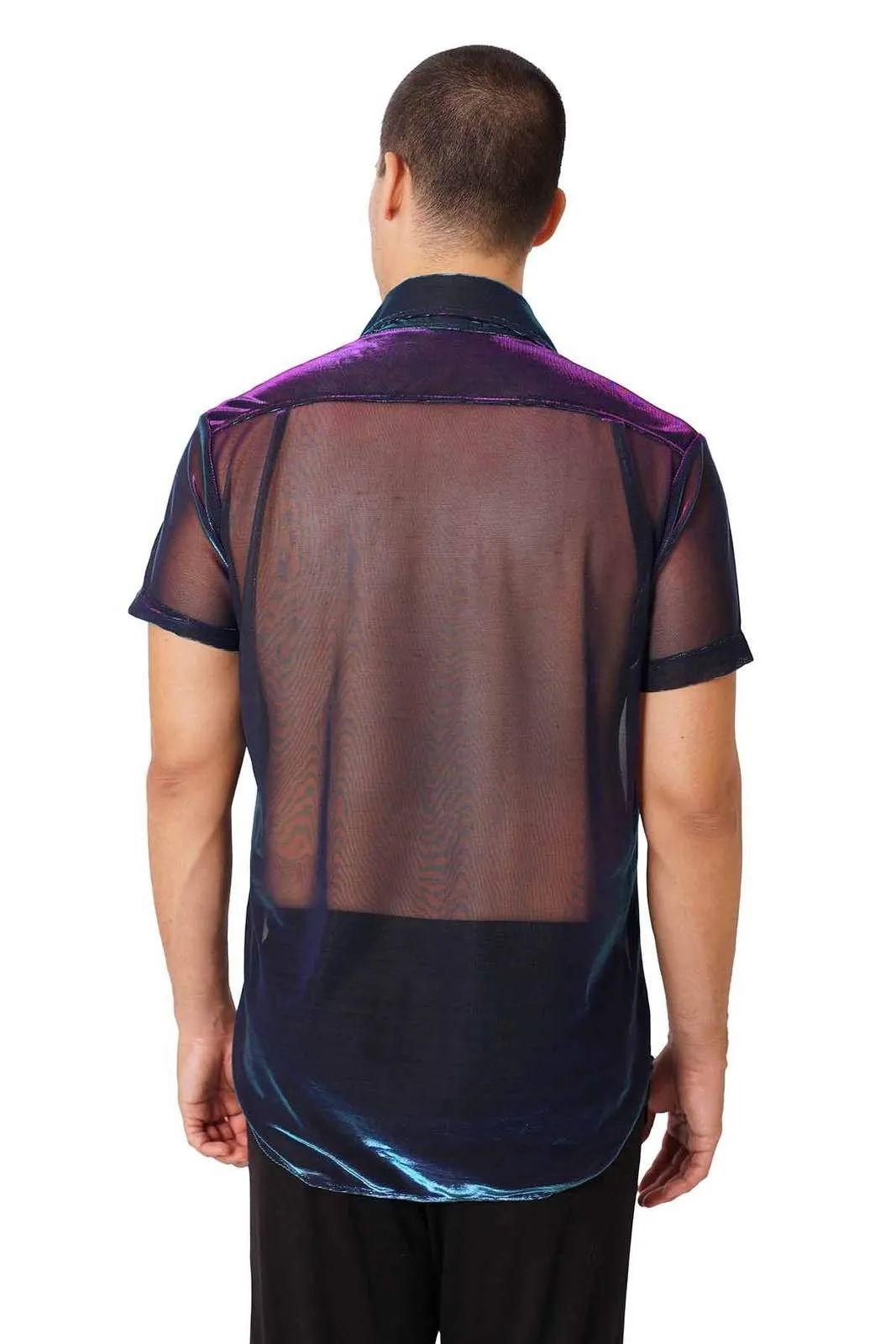 Mens See Through Dress Shirt - Merman