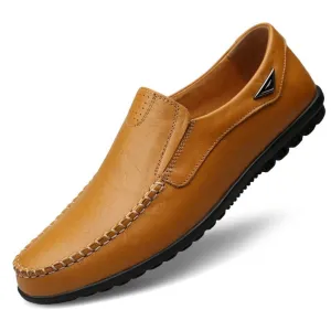 Mens Ultra Soft Casual Vegan Leather Loafers