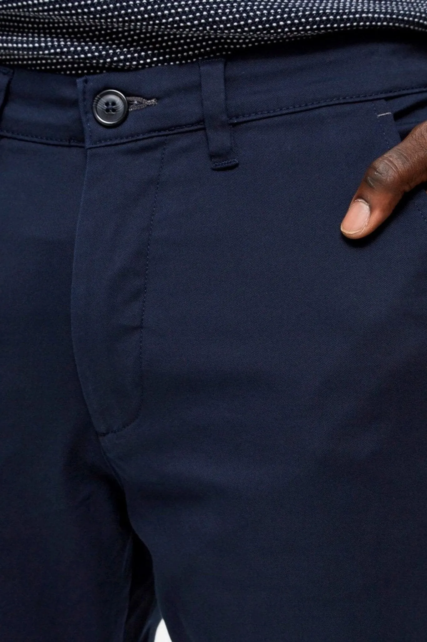 Miles Flex chino pant - Navy (organic cotton)