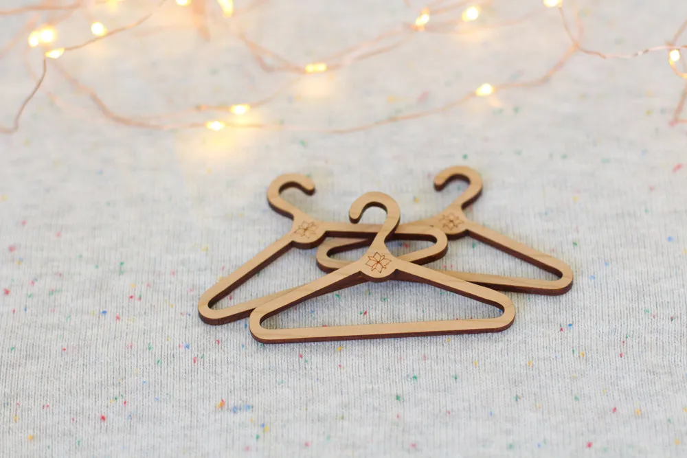 Mini Ornament Coat Hangers | Set of 3