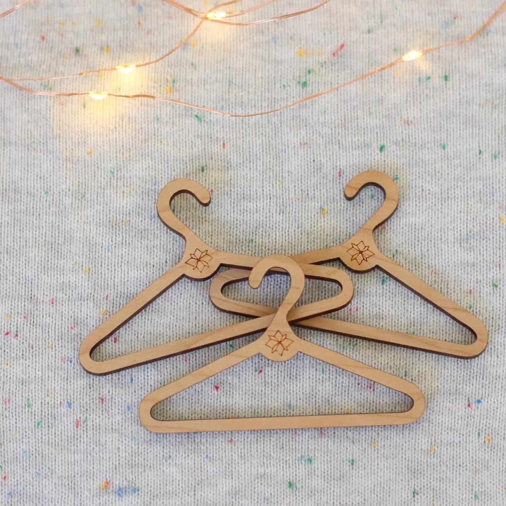 Mini Ornament Coat Hangers | Set of 3