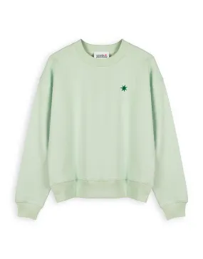 Mint Green Star Organic Cotton Jumper