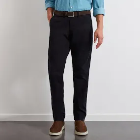 Navy Blue Chinos in Stretch Cotton