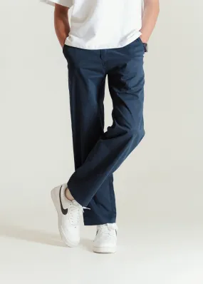 Navy Blue — Relaxed Chinos