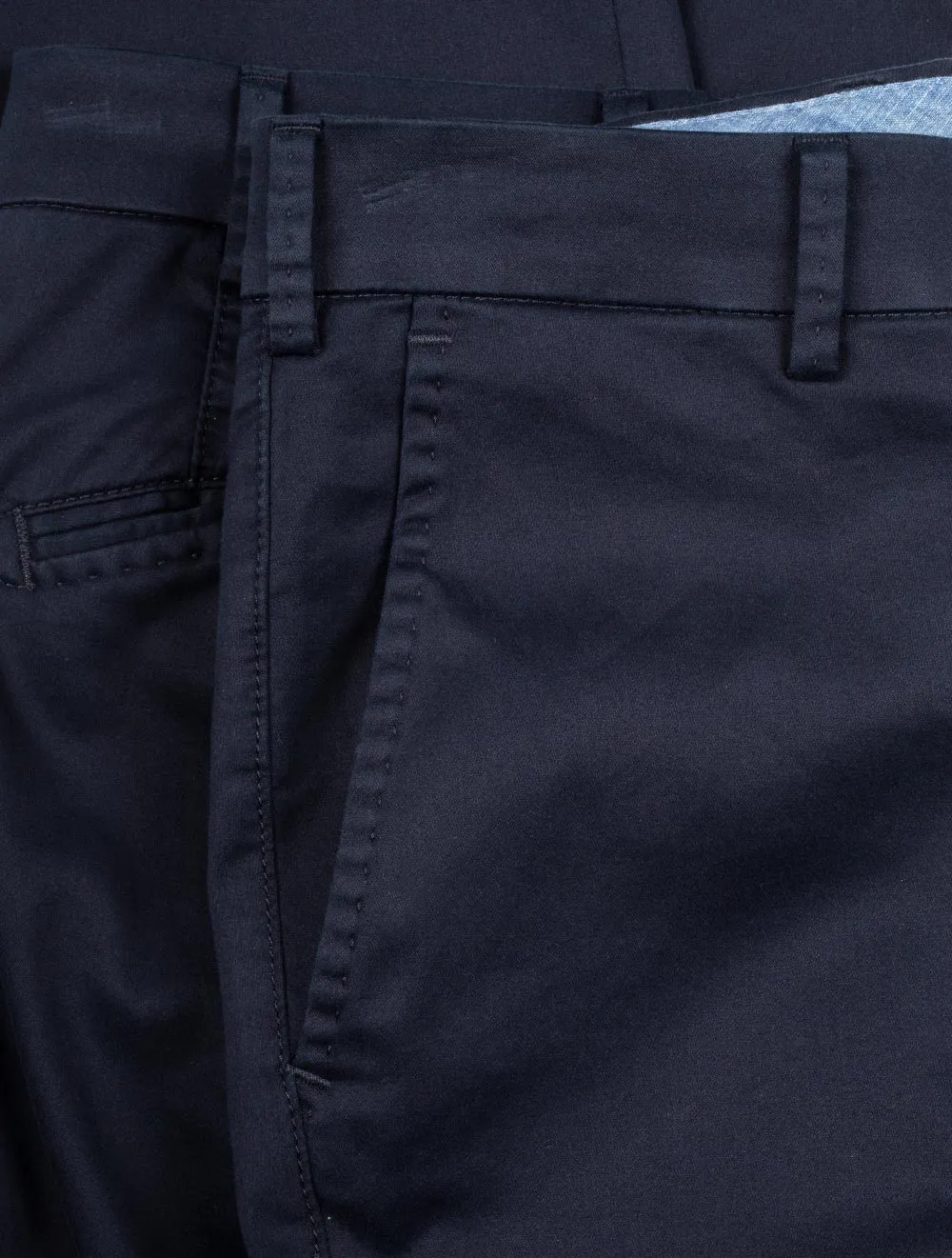 Navy Lupus Sea Island Cotton Chino