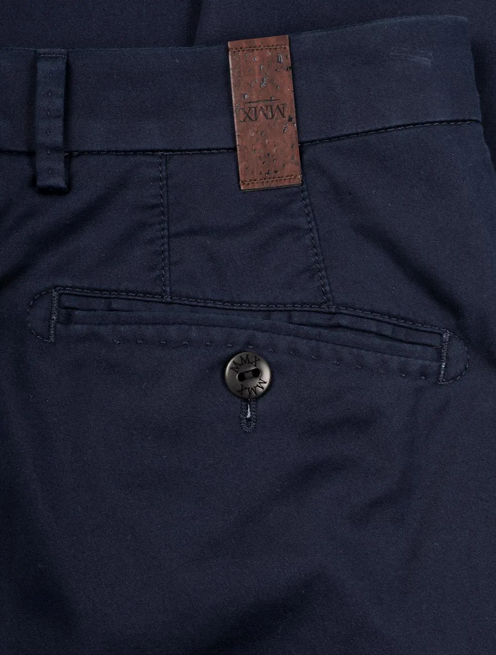 Navy Lupus Sea Island Cotton Chino