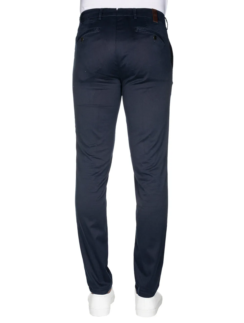 Navy Lupus Sea Island Cotton Chino