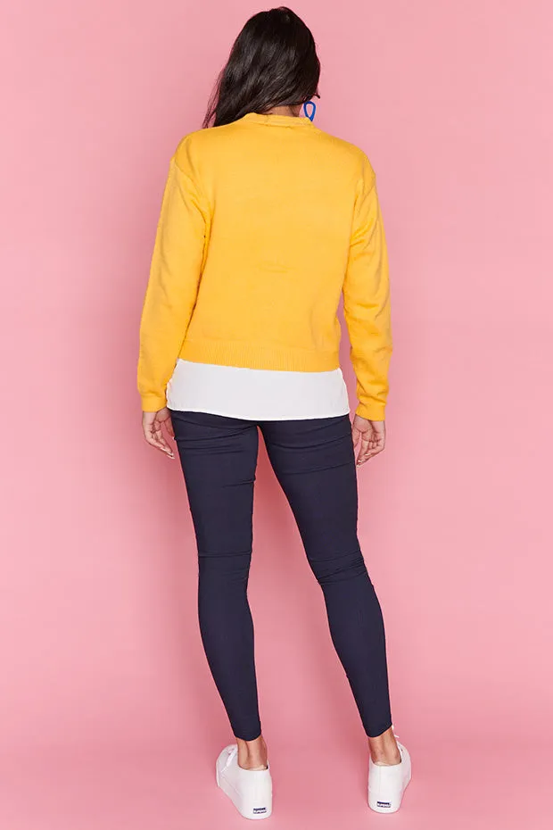 Norma Yellow Cardi