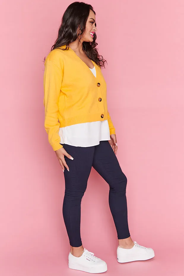 Norma Yellow Cardi