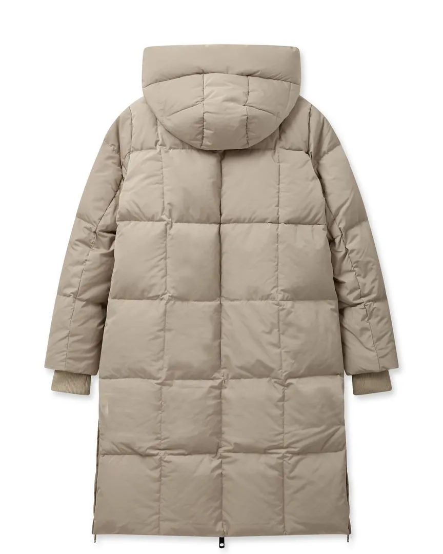 Nova Square Down Coat Feather Gray