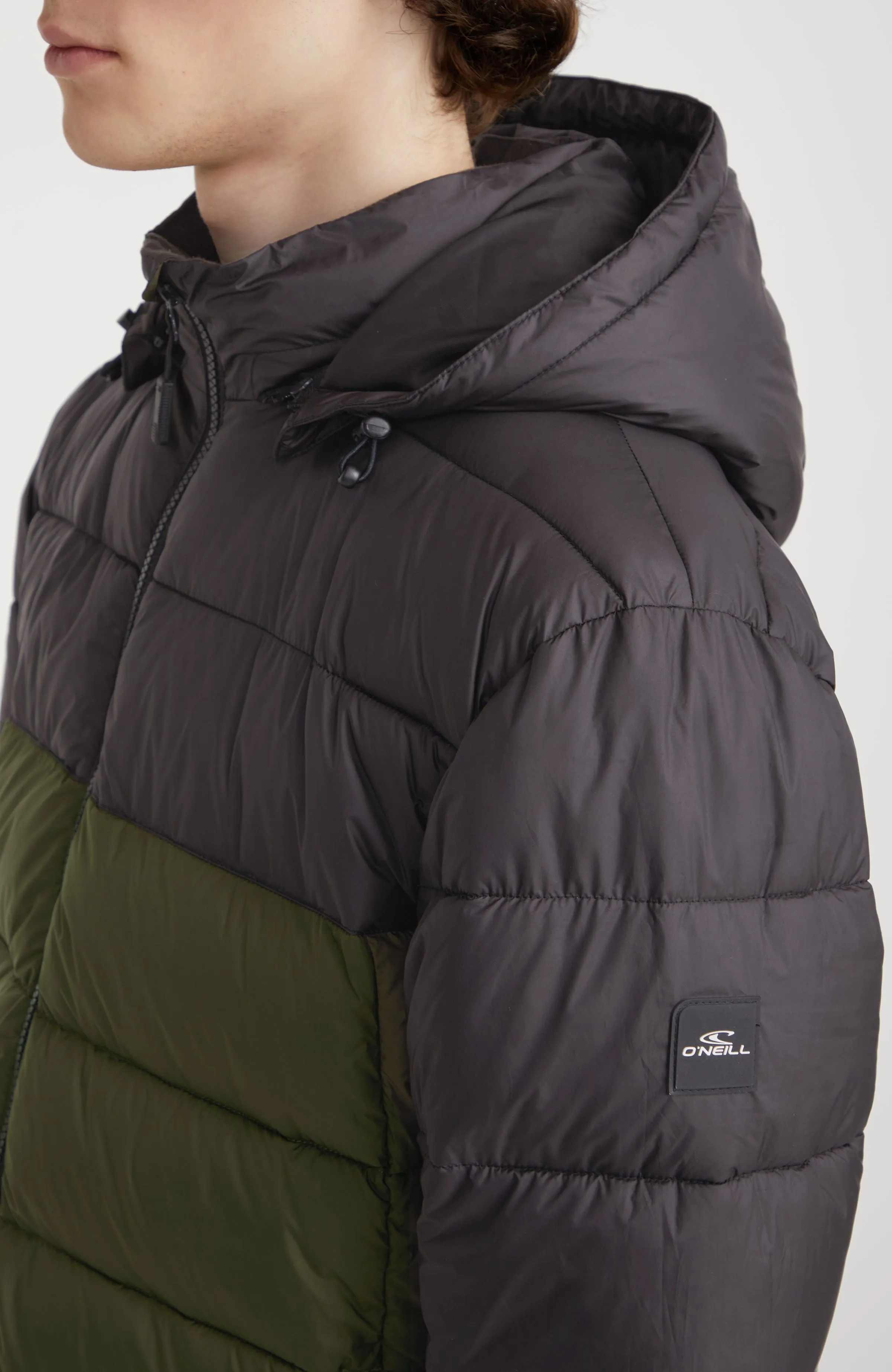 O'Riginals Puffer Jacket | Forest Night Colour Block