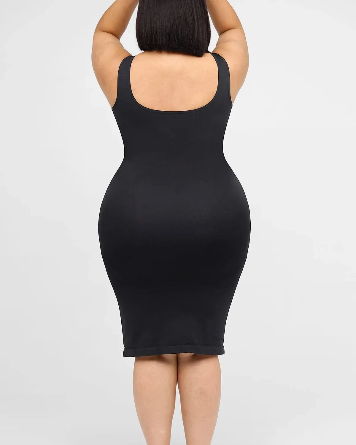 Plus Curve Midi Shaping Dress