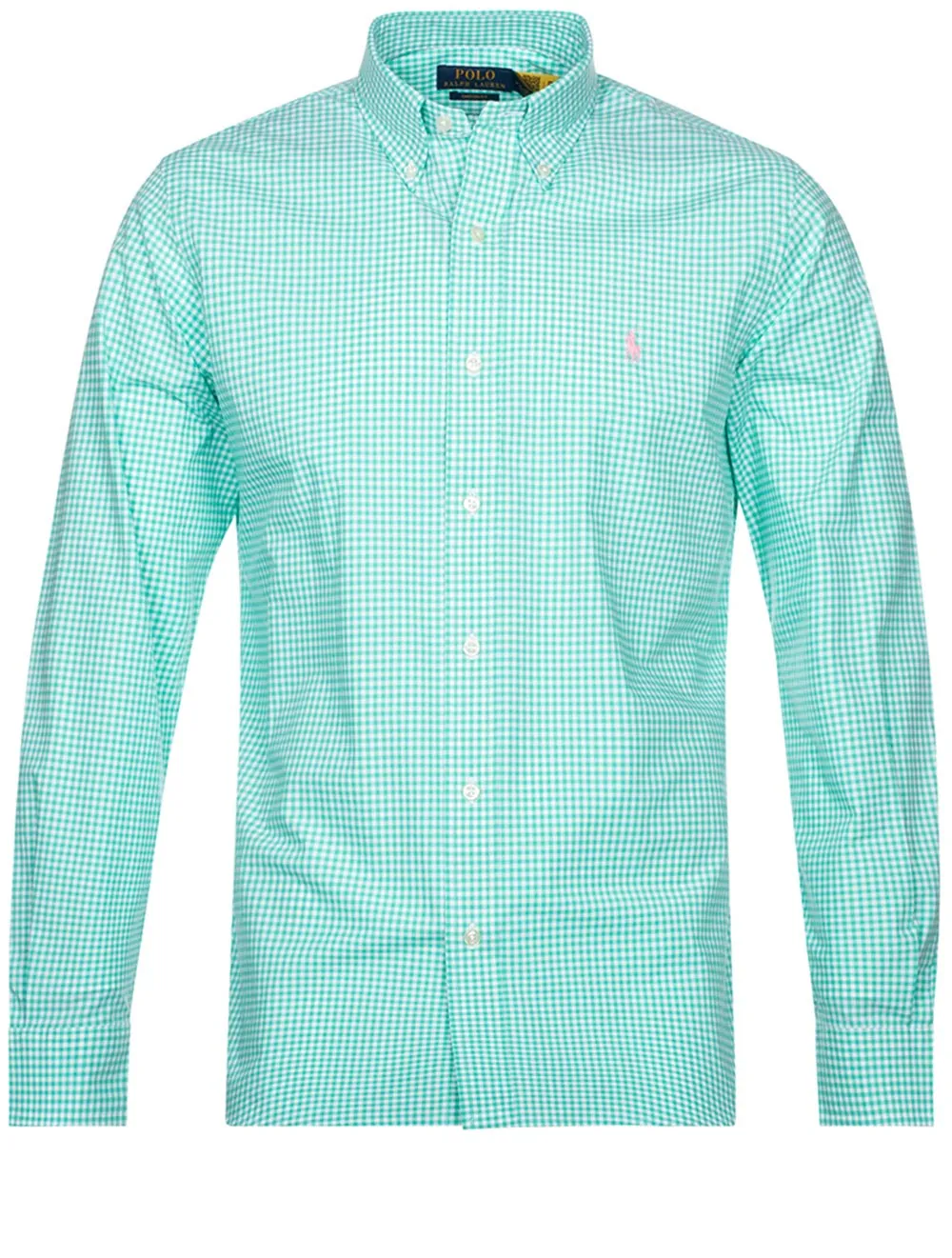 Poplin Long Sleeve Sport Shirt Green