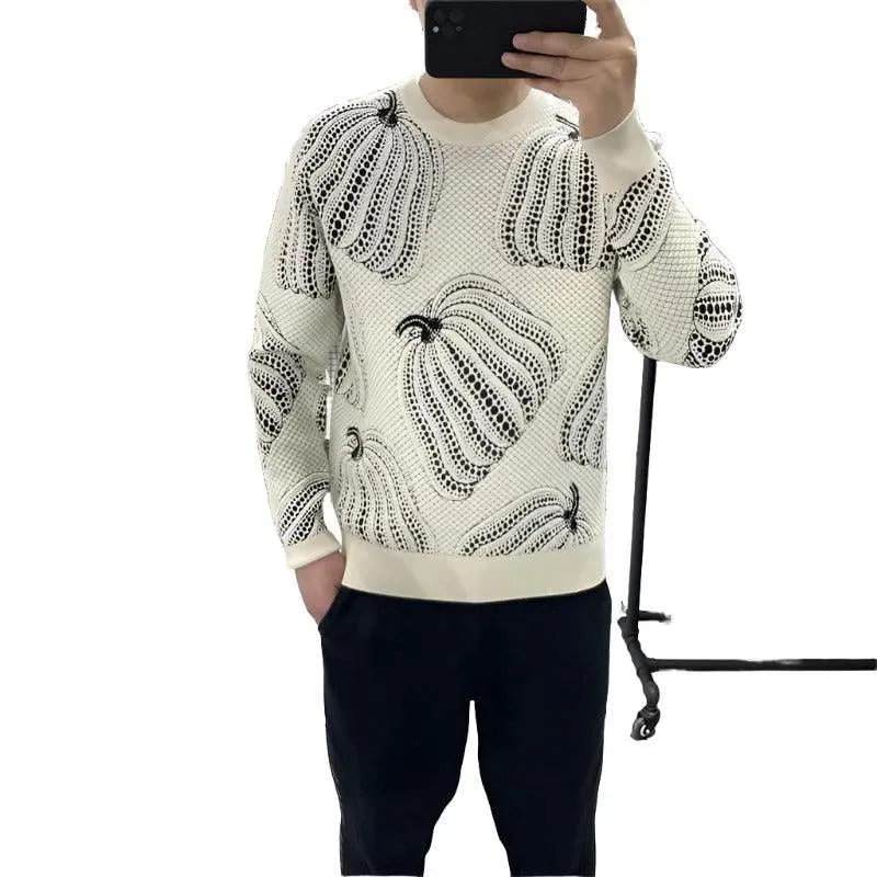 Pumpkin Jacquard Sweater