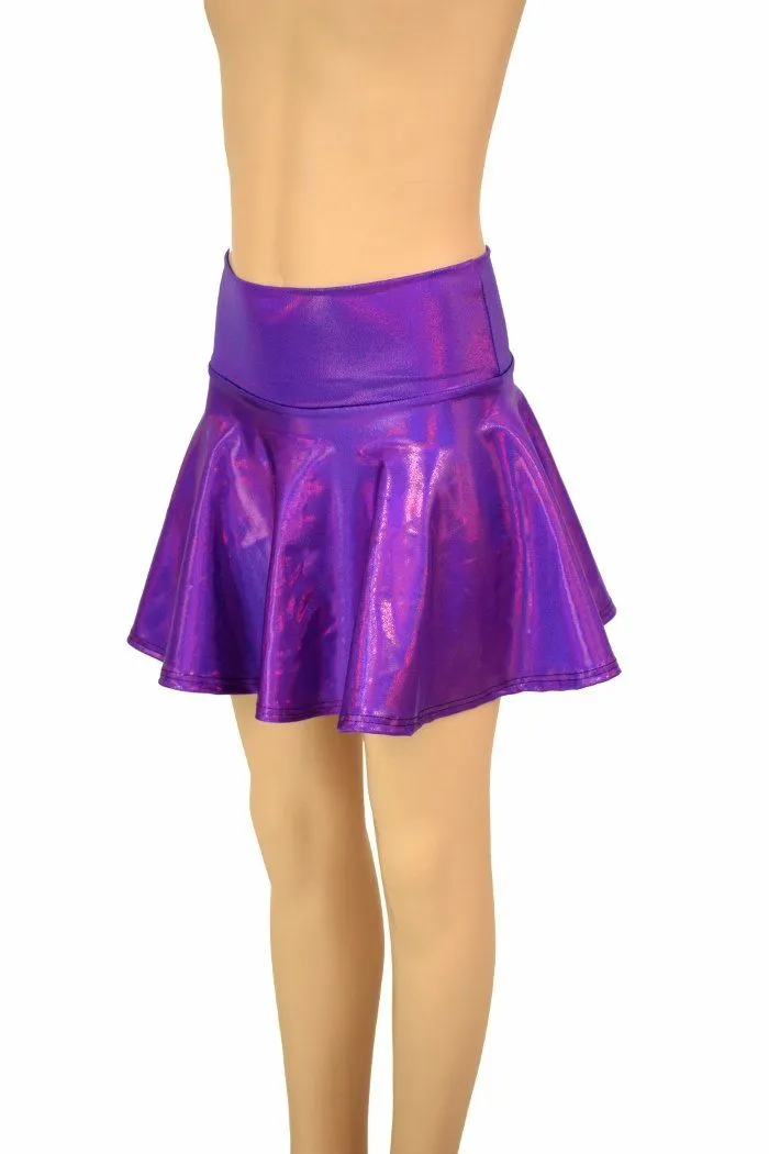 Purple Holo Kids Skirt or Skort