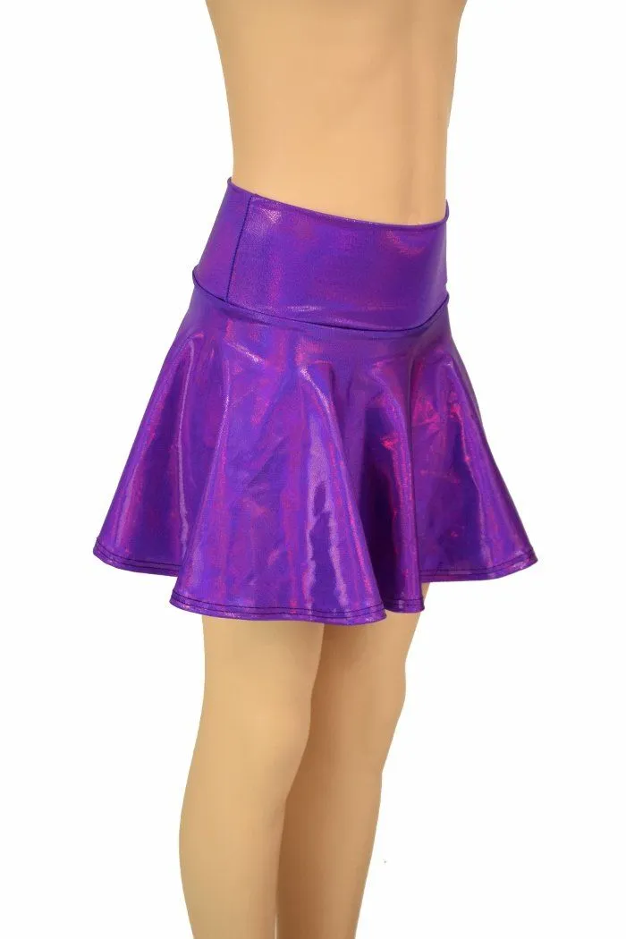 Purple Holo Kids Skirt or Skort