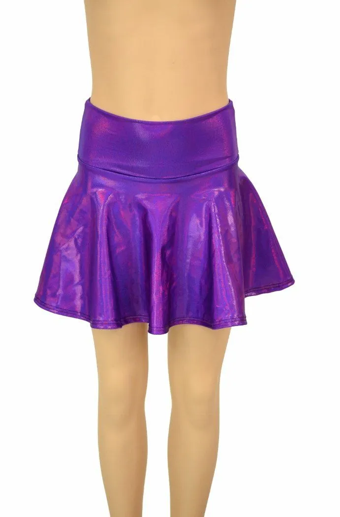 Purple Holo Kids Skirt or Skort