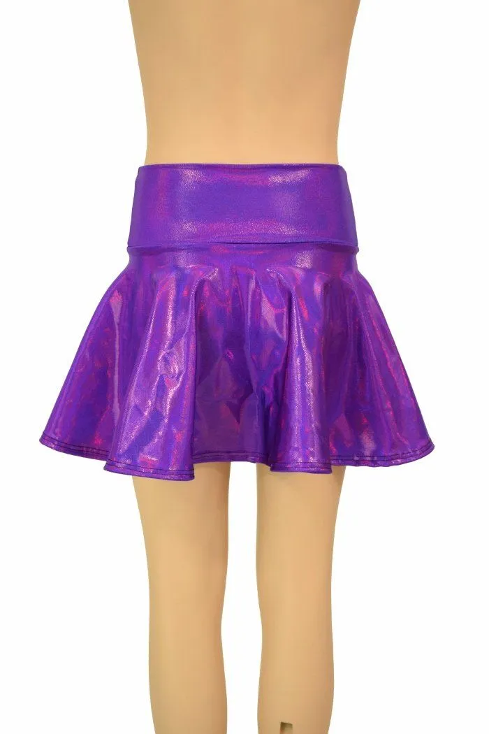 Purple Holo Kids Skirt or Skort