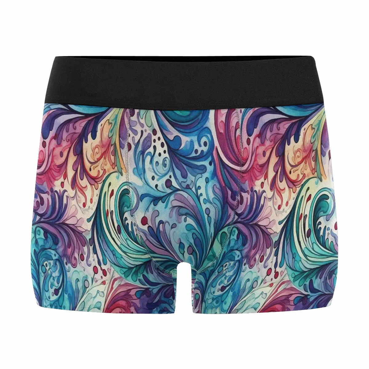 Rainbow Paisley AUS Men's Boxer Briefs (Made In AUS)