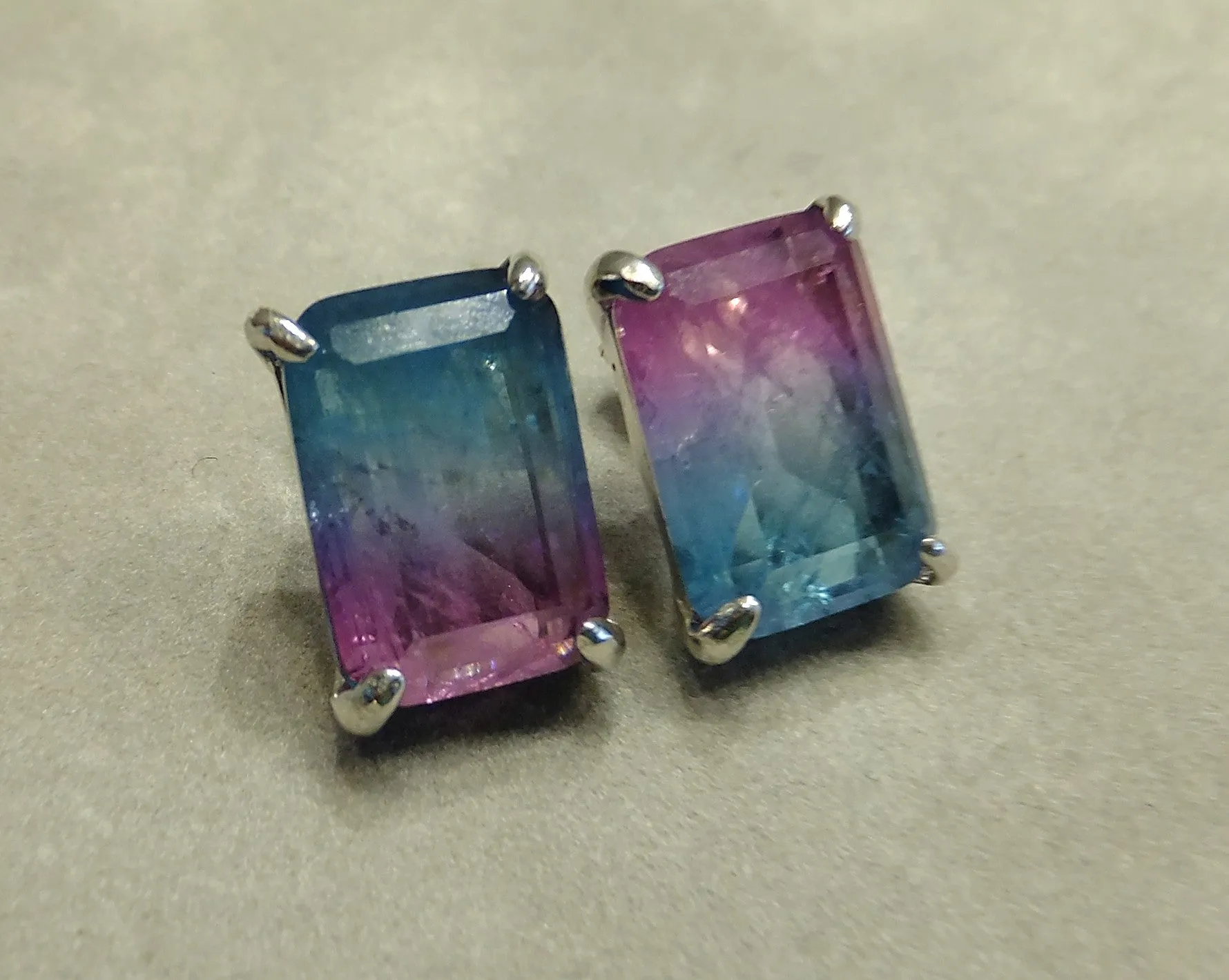 Rainbow Tourmaline Earrings