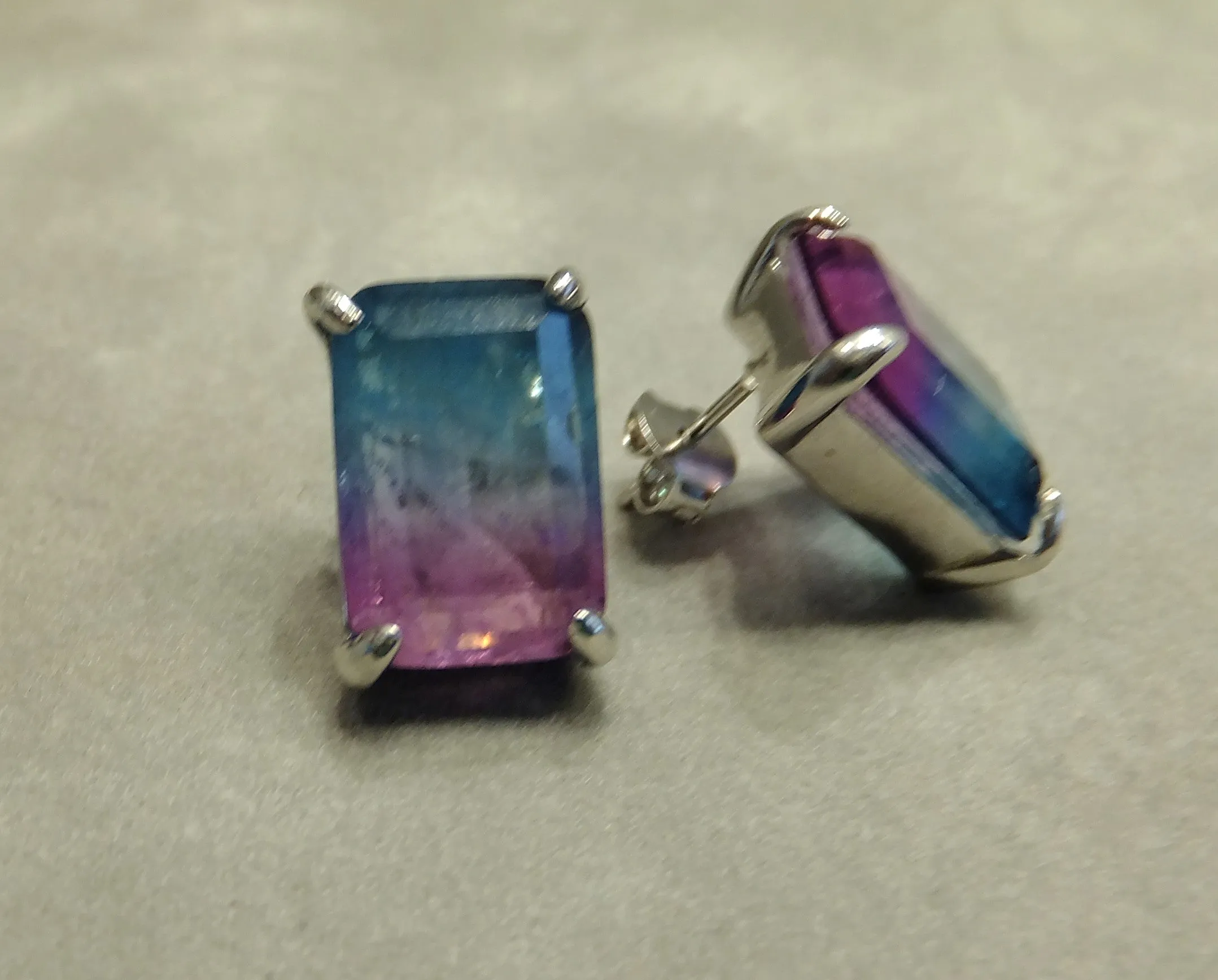 Rainbow Tourmaline Earrings