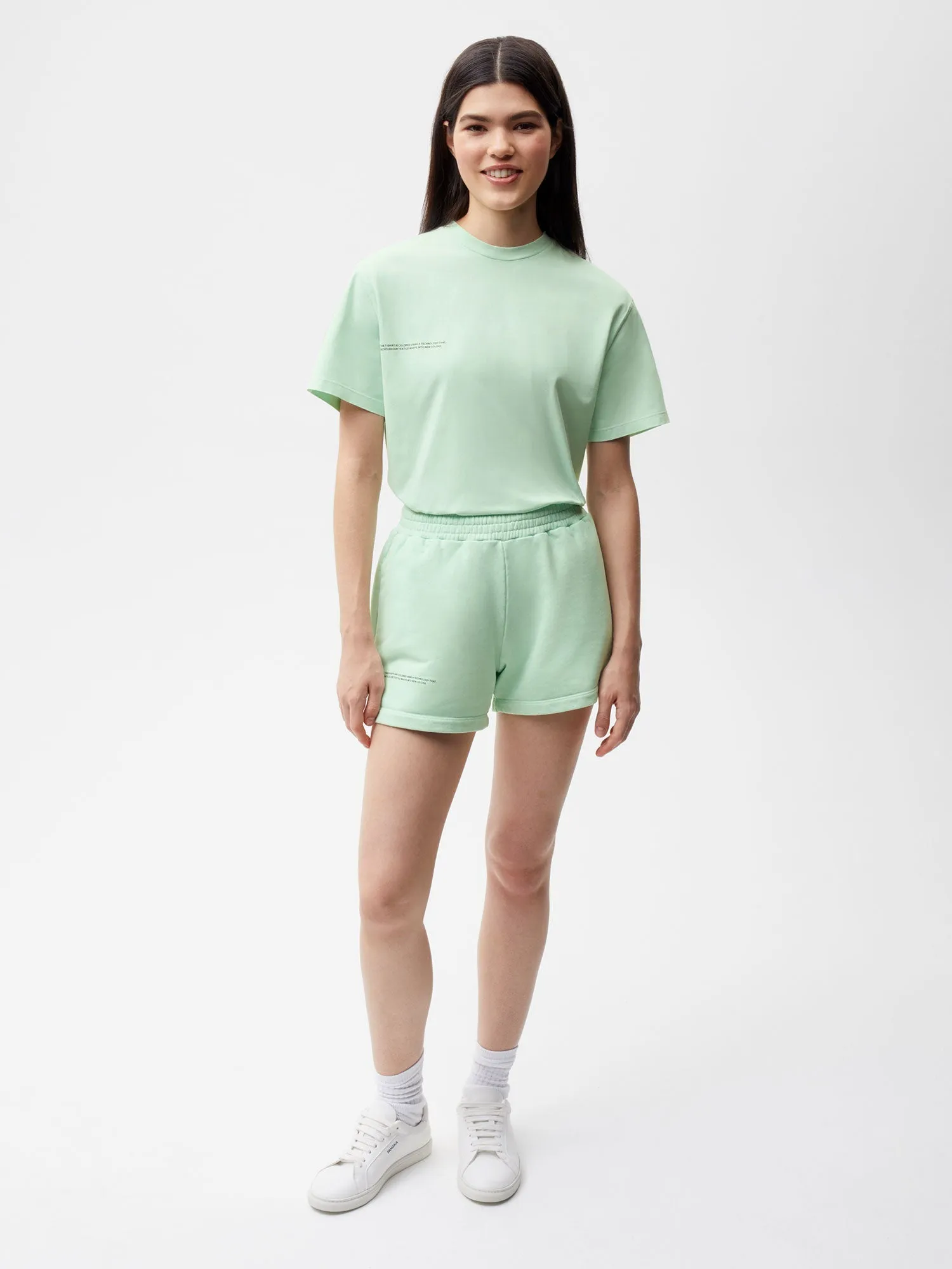 Re-Color Shorts—aloe green