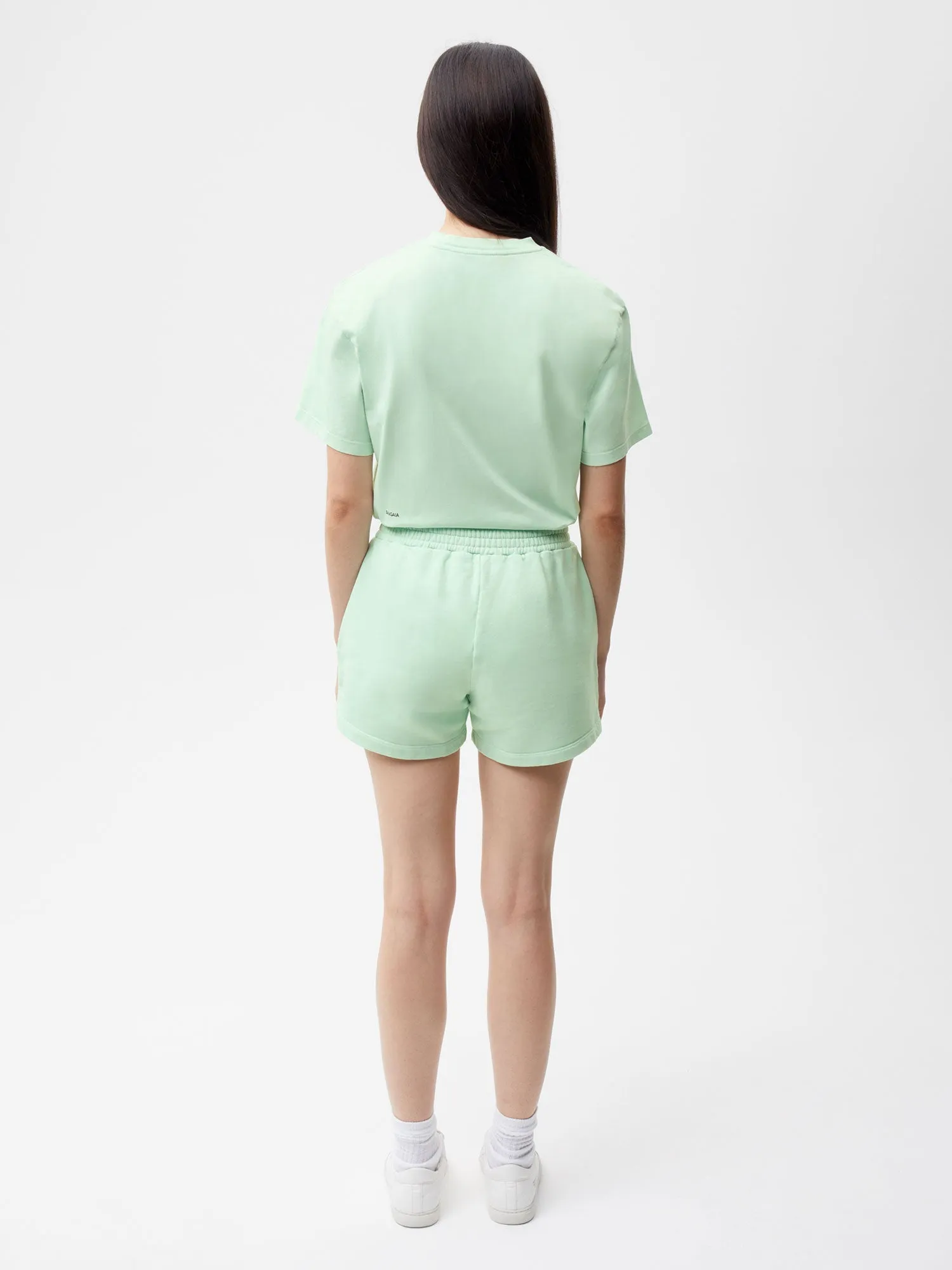 Re-Color Shorts—aloe green