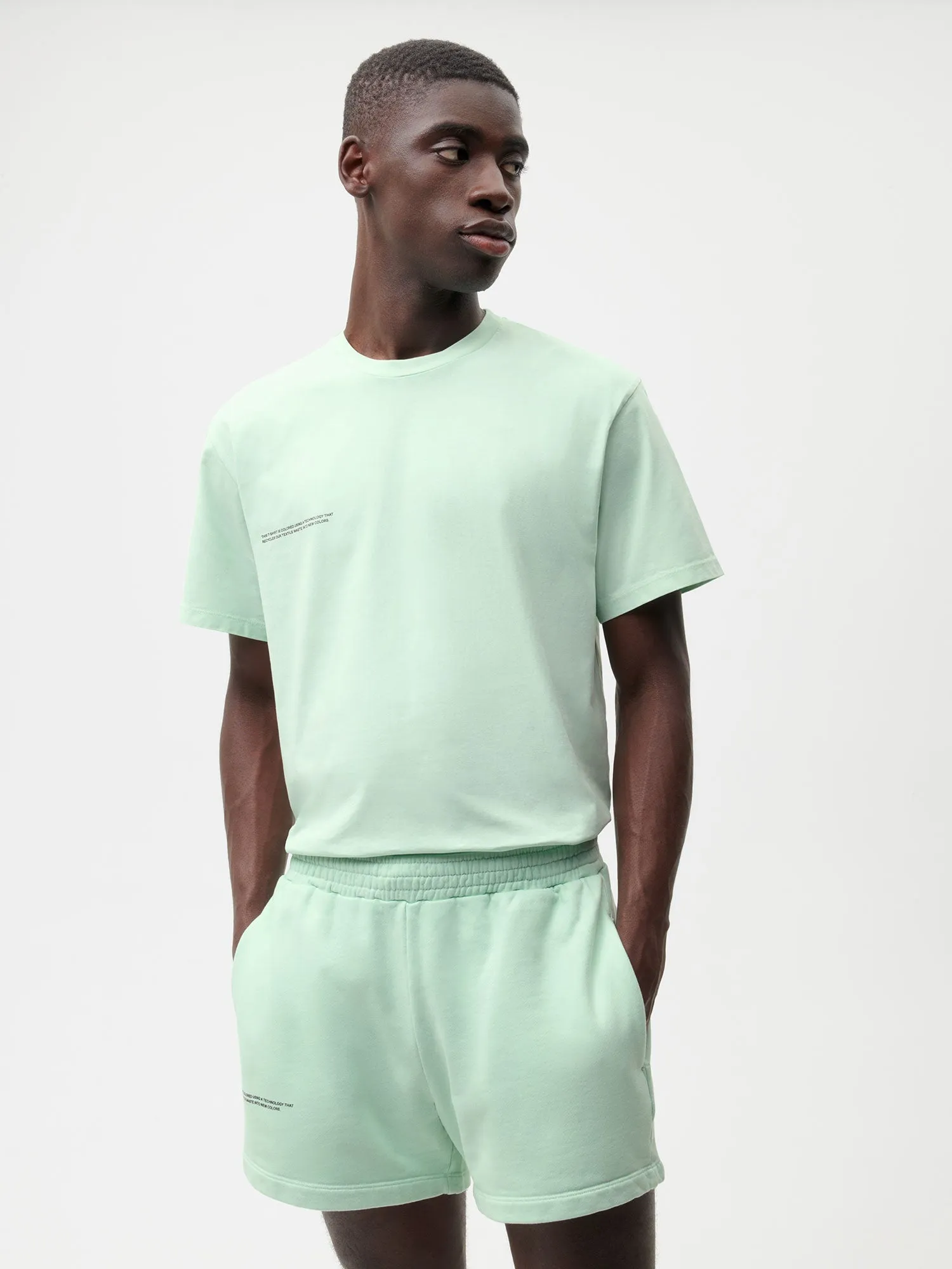 Re-Color Shorts—aloe green