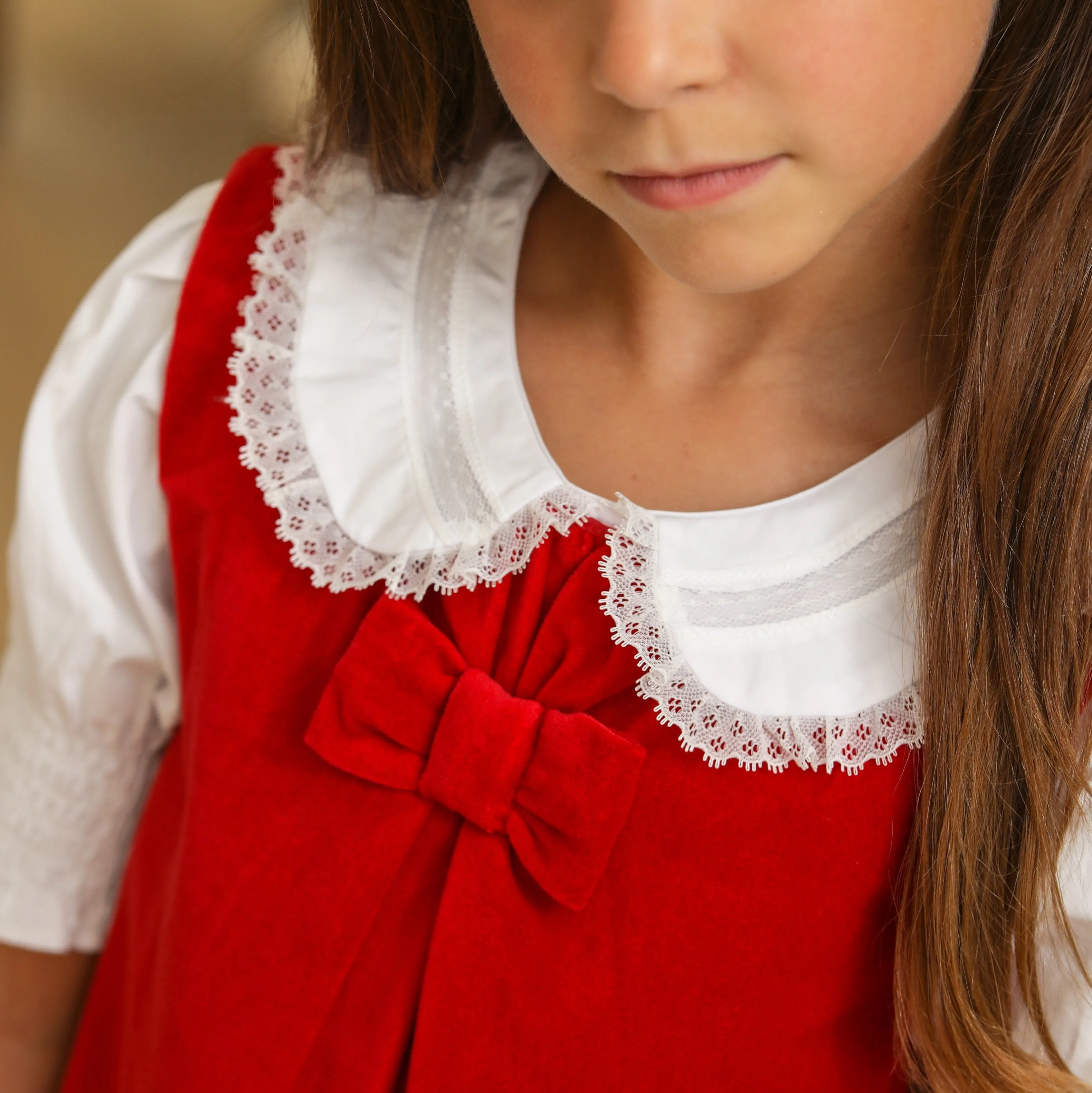 Red Velvet Jumper Dress