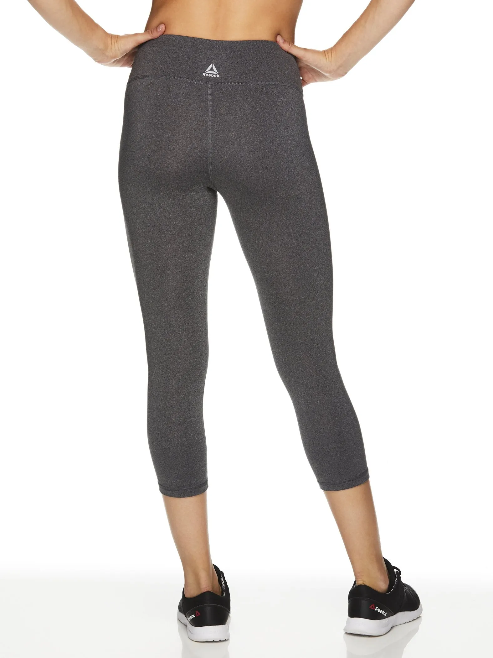 Reebok Women's Quick Capri Branded Leggings