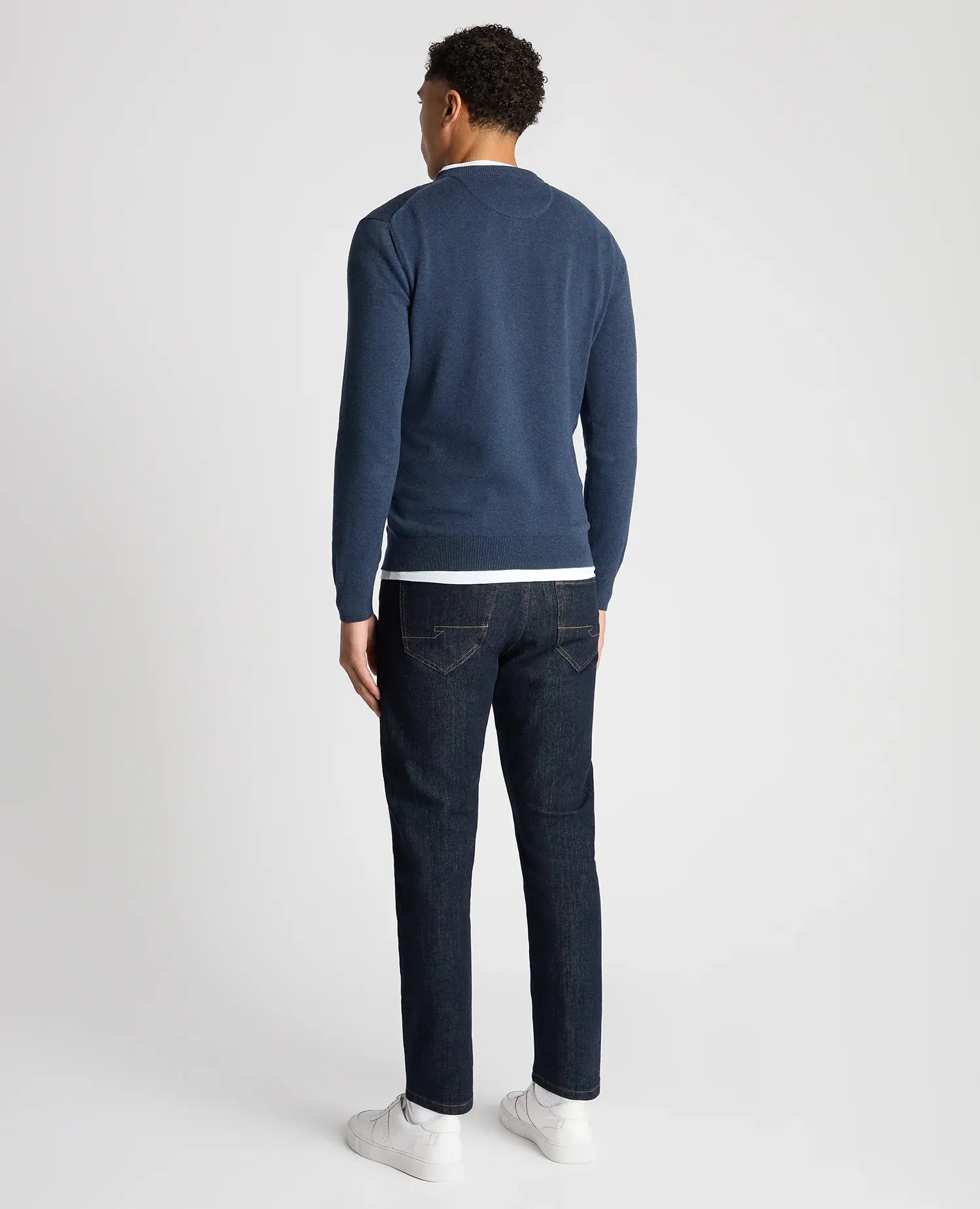 Remus Crew Neck Sweater - Blue Indigo