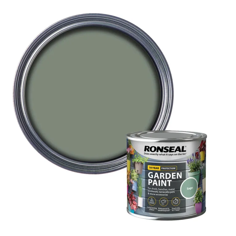 Ronseal Garden Paint - Sage 250ml