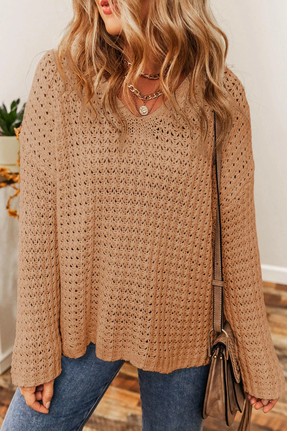 Round Neck Long Sleeve Sweater