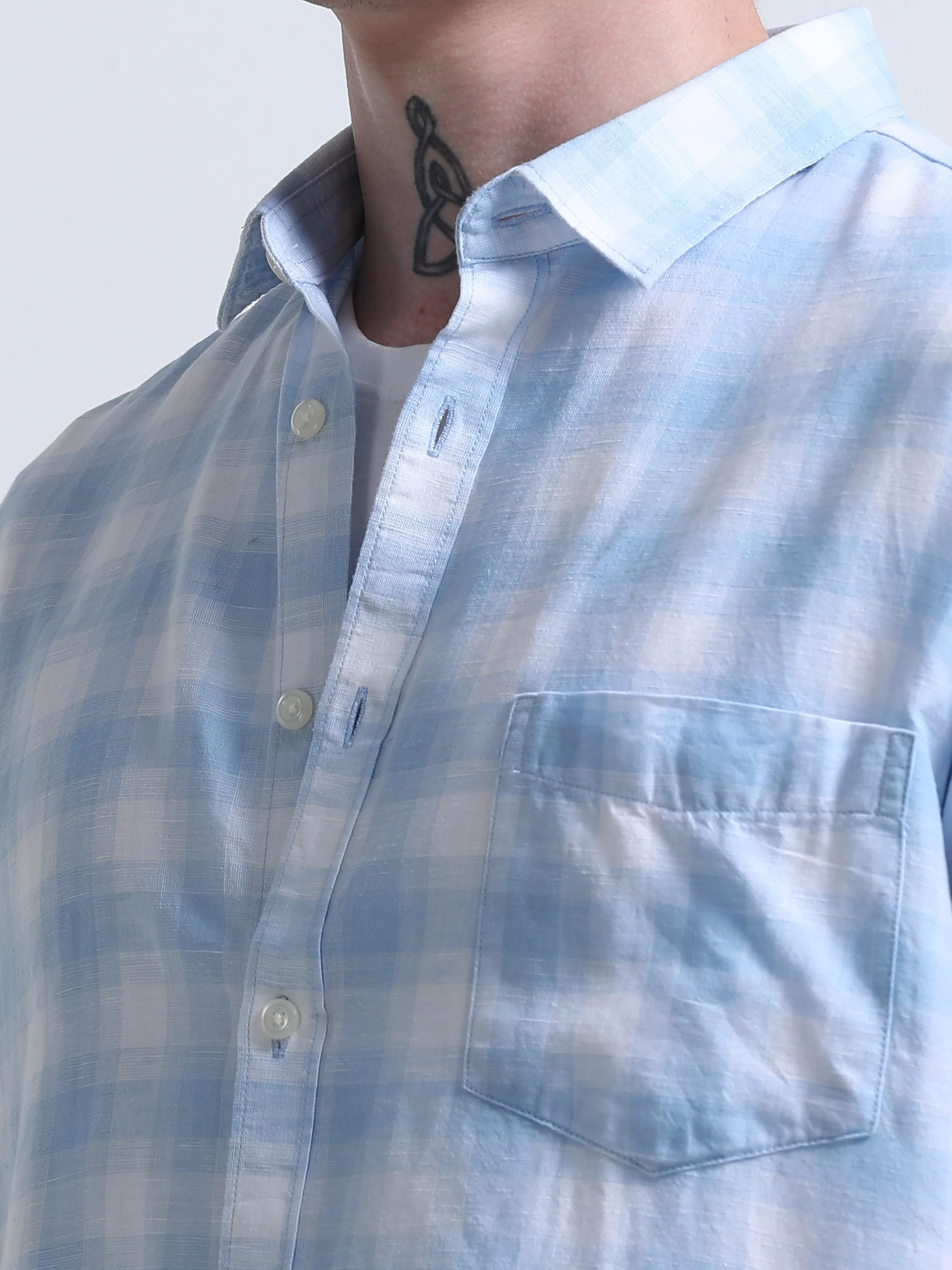 Rune - Relaxed Checks Shirt - Cadenza