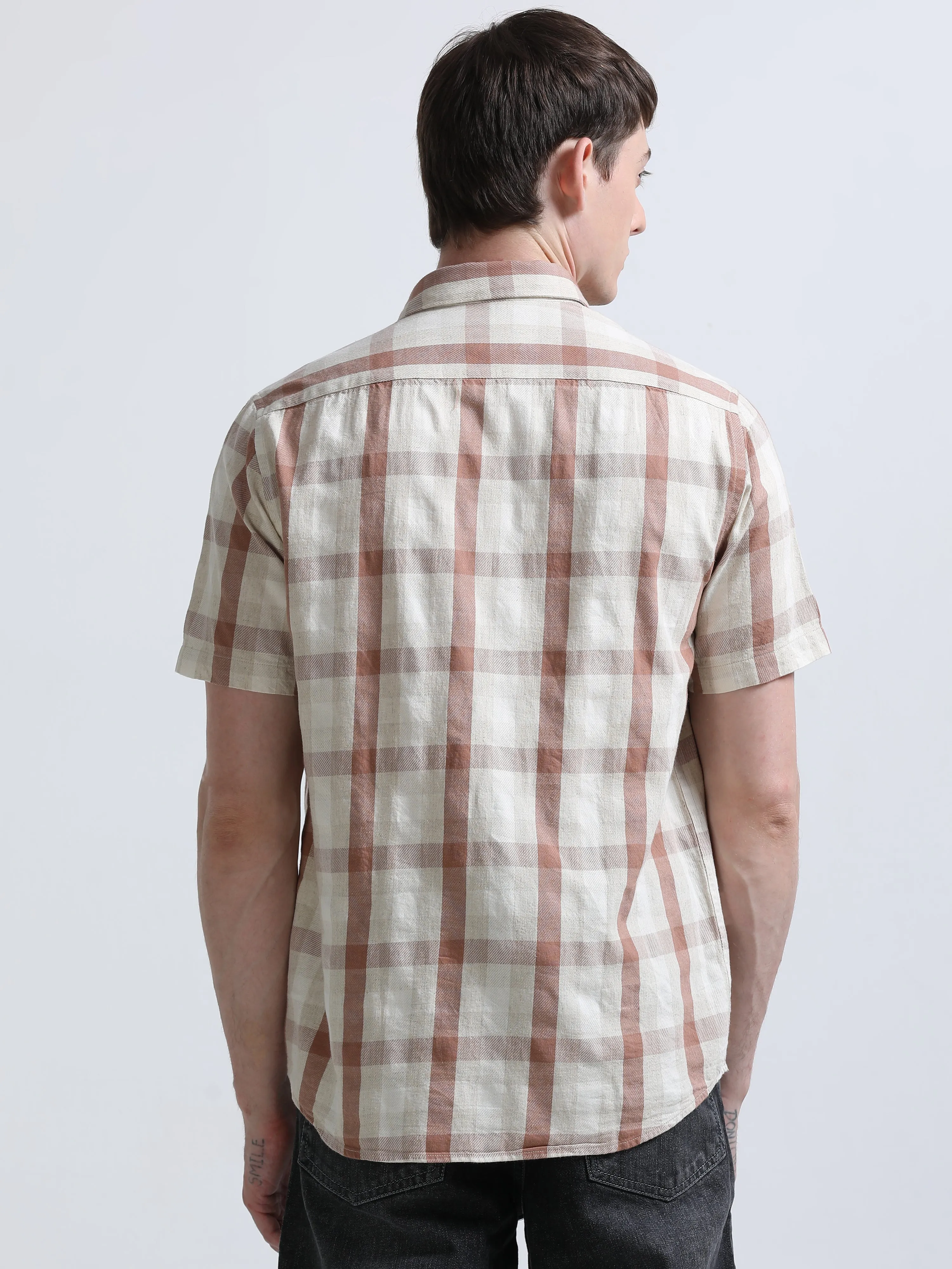 Rune - Relaxed Checks Shirt - Eclore