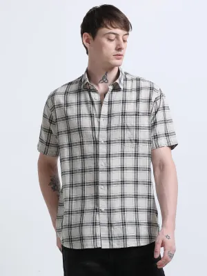 Rune - Relaxed Checks Shirt - Memento