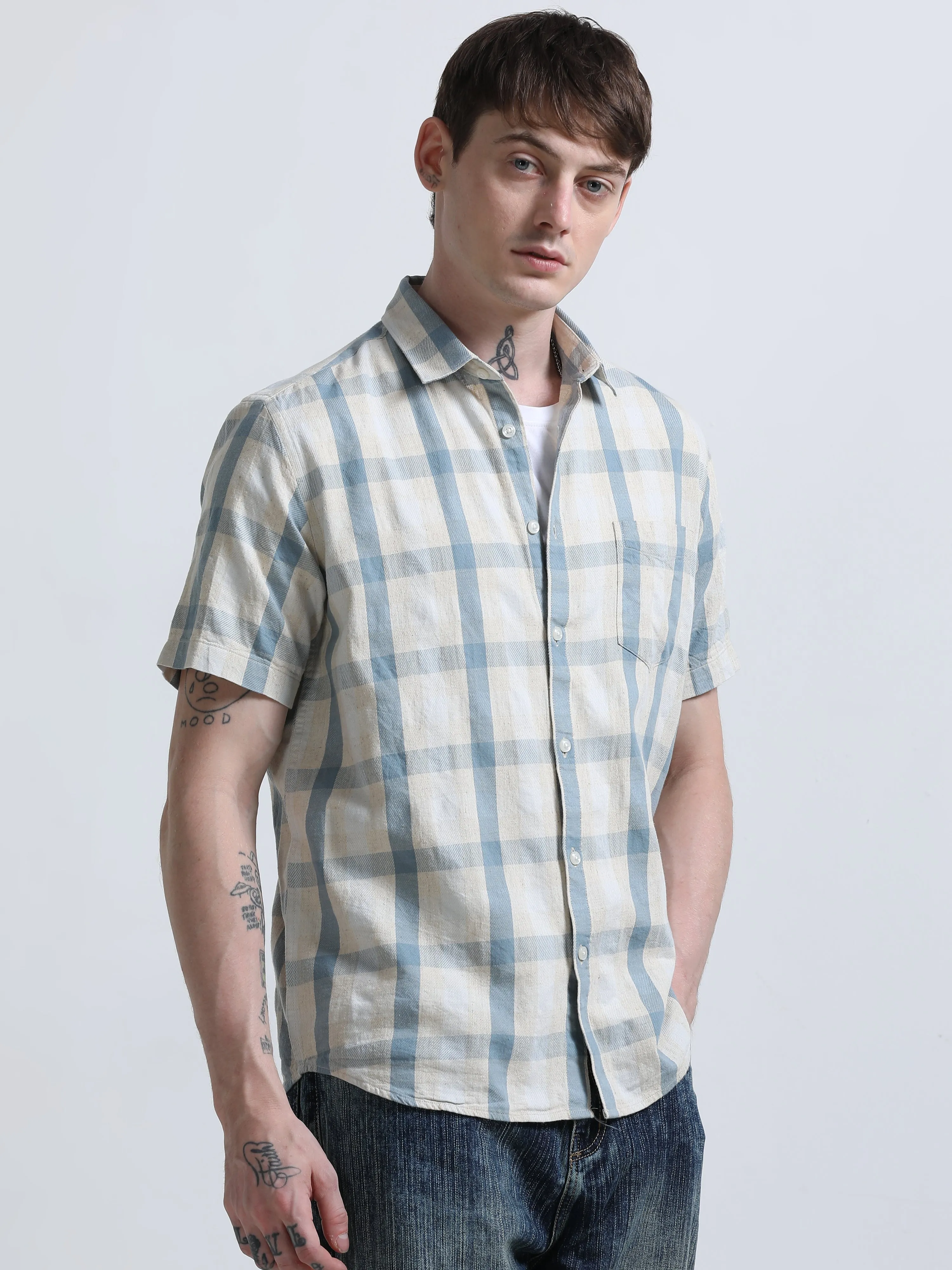 Rune - Relaxed Checks Shirt - VerveLine