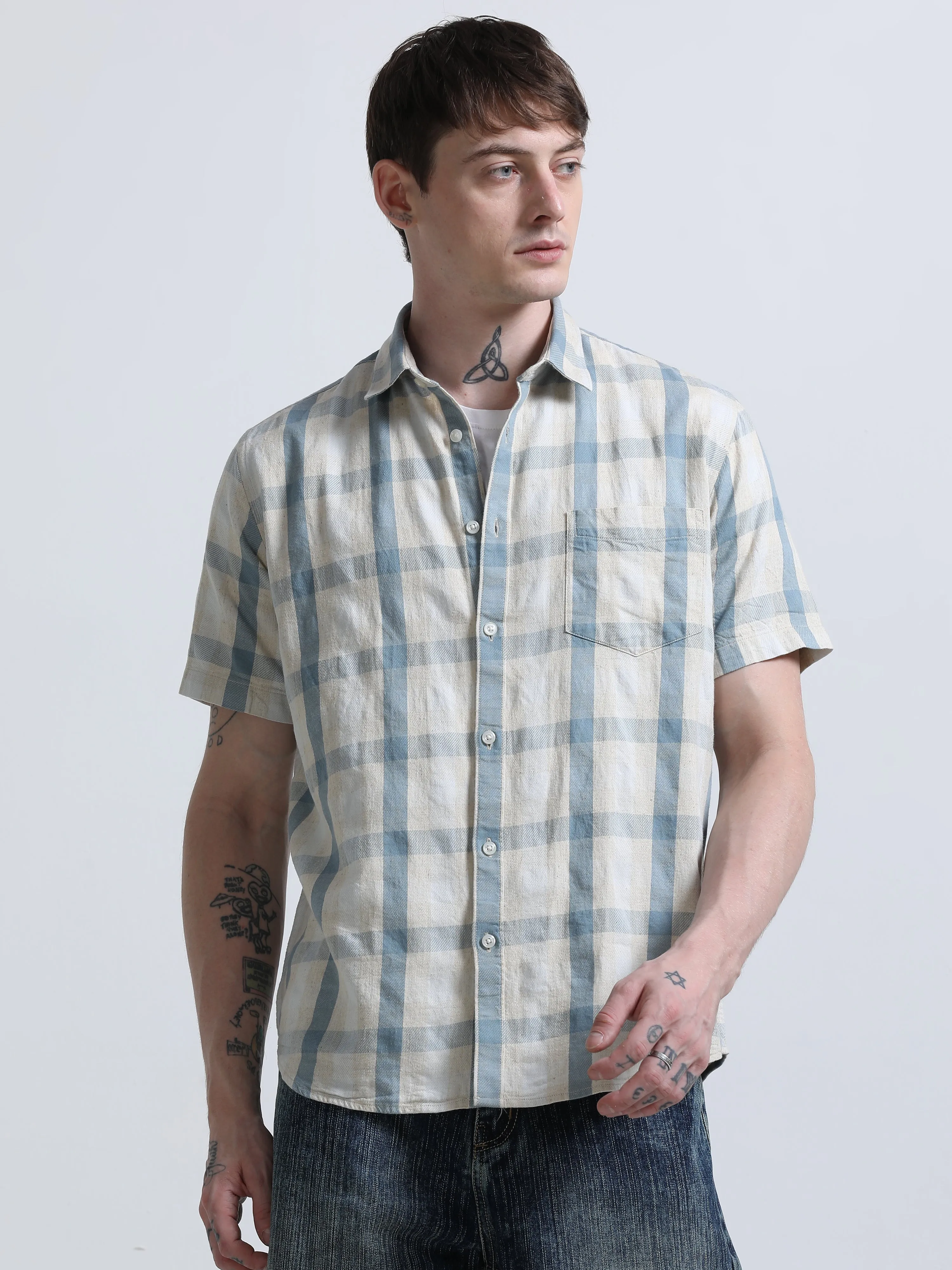 Rune - Relaxed Checks Shirt - VerveLine