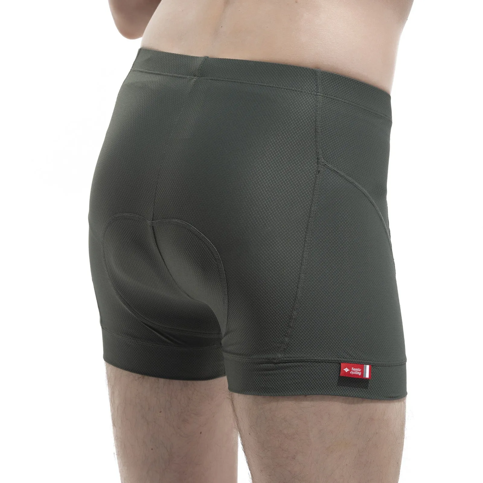 Santic At Once Green Underwear Shorts Men Cycling Padded