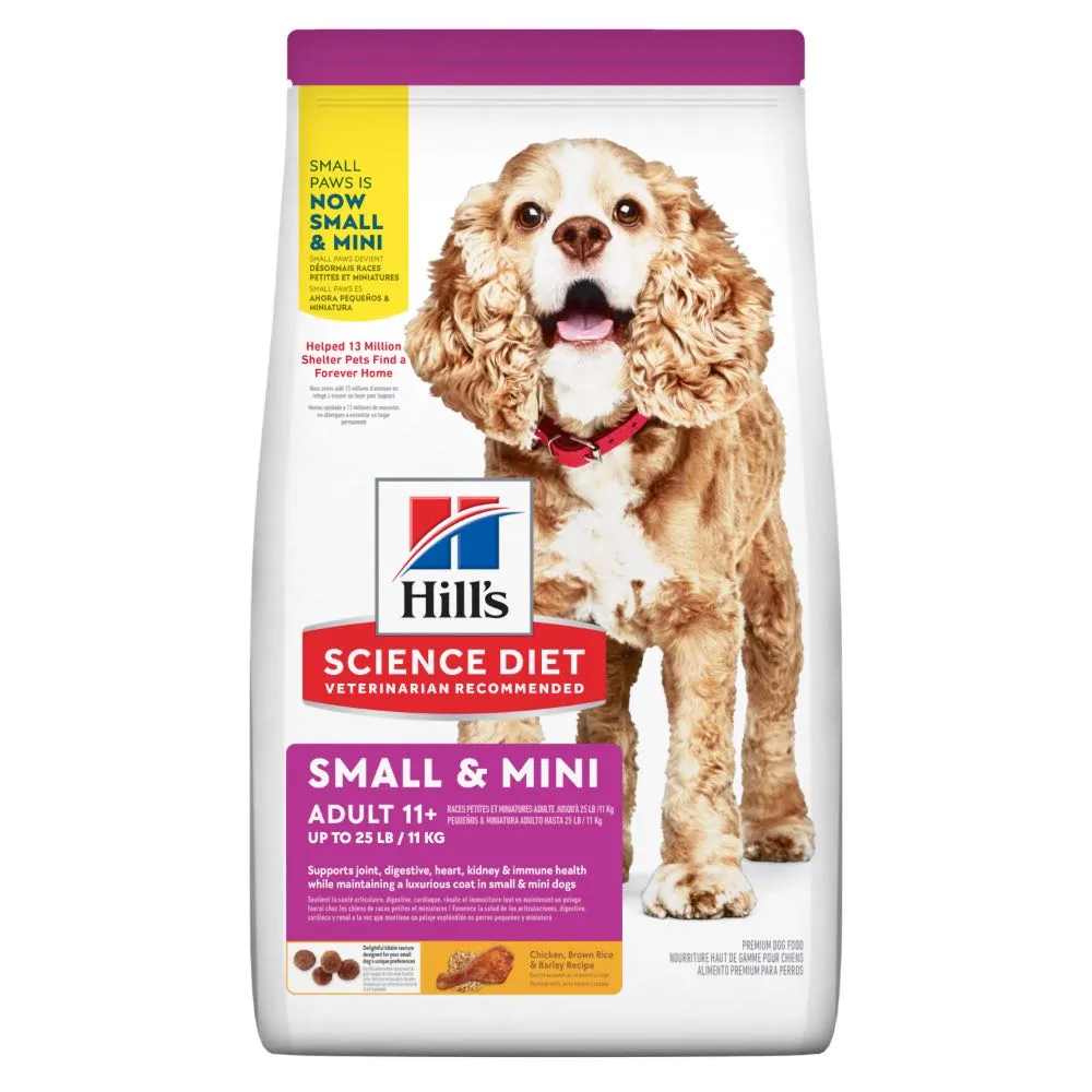 Science Diet Adult Small Paws 11  Dry Dog Food 4.5lb