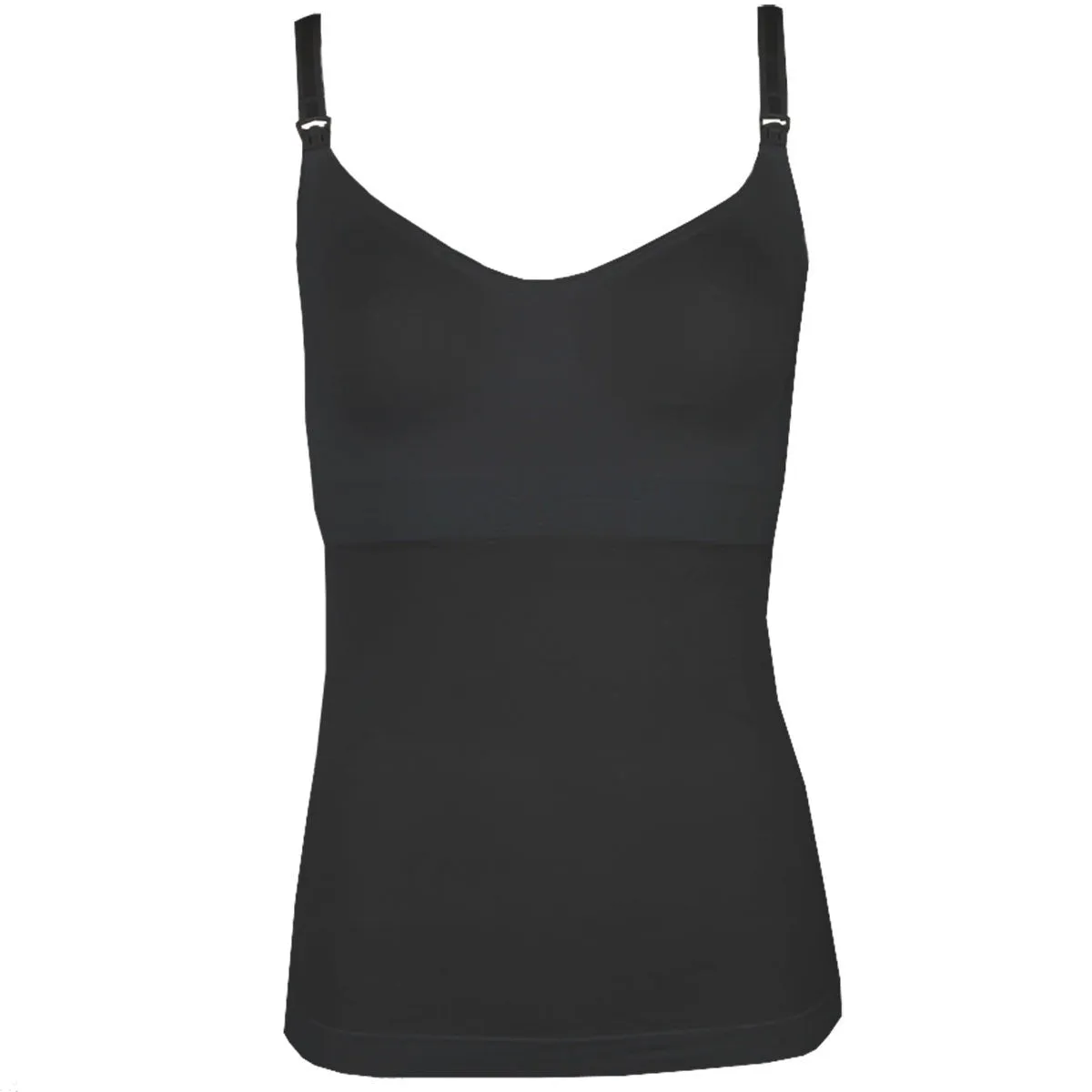 Seamless Nursing Tank in Black